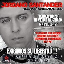 Jordano Santander condenado por homicidio frustrado sin pruebas