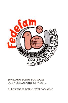 Aniversario FEDEFAM. Por la vida y la libertad