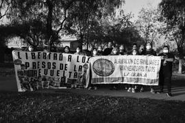 Manifestación familiares de la agrupación de La Granja