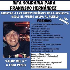 Rifa solidaria para Francisco Hernández