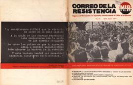 Correo de la Resistencia No. 16, abril - junio 1977