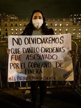 No olvidaremos que Danilo Cárdenas fue asesinado por el gobierno de Piñera