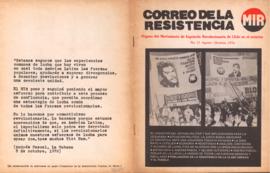 Correo de la Resistencia No. 13, agosto - octubre 1976