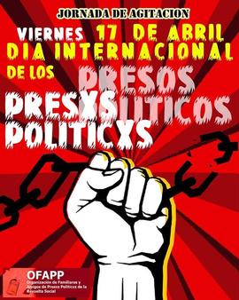 Jornada de agitación día internacional de los presos políticos
