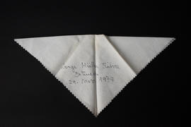 Pañuelo conmemorativo de Jorge Müller Silva