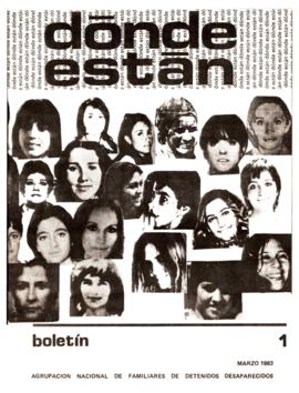 Boletín AFDD N° 1. Dónde están