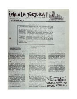 Informativo ¡No a la tortura! N°1
