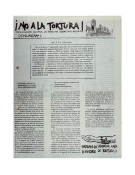 Informativo ¡No a la tortura! N°1