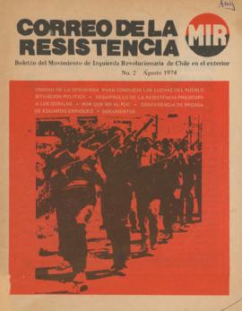 Correo de la Resistencia N° 2, agosto 1974