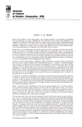 Carta a la mujer