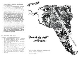 Tríptico "Caso de los 119" Julio 1975. Contra la impunidad juicio y castigo a los culpa...