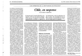 Chile, en suspenso. Los crímenes de la dictadura de Pinochet