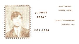 ¿Dónde está? 1974 - 1984 Jorge Antonio Herrera Cofre